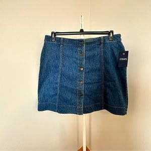 16w Chaps Jean Skirt